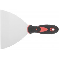 Шпатель, нерж.сталь, прорезиненная ручка 6