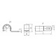Скоба металлическая СМО-П 25-26 (Fortisflex) (62973)