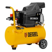 Компрессор воздушный DK1500/24, Х-PRO 1.5 кВт, 230 л/мин, 24 л Denzel (58063)