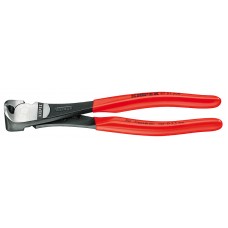 Кусачки торцевые особой мощности, 160 мм, фосфатированные, обливные ручки (KN-6701160)