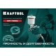 Воздушный спиральный шланг с фитингами рапид, 15 м, 8 х 12 мм, 15 бар KRAFTOOL 06590-15