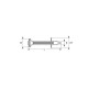 Дюбель-гвоздь монтажный ДГМ 30 x 3.7 мм, цинк, 15 шт ЗУБР Профессионал 3063-37-30