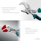 Клещи переставные-гаечный ключ Vise-Wrench X, 180 мм KRAFTOOL 22066