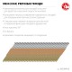 Гвозди реечные рифленые оцинкованные SN34 (D34) 63 x 2.8 мм, 4000 шт ЗУБР 305399-63