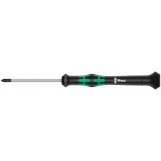 Отвёртка крестовая прецизионная PZ 0 x 60 мм Kraftform Micro серия 2055 PZ Wera WE-118030