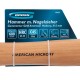 Молоток-гвоздодер, 680 г, угол 75, магнит, обрезиненная рукоятка AMERICAN HICKORY GROSS (10425)