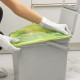 Пакеты для мусора с завязками 35 л x 15 шт., зеленые, Home Palisad (927175)