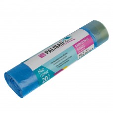 Пакеты для мусора с завязками 60 л x 20 шт., синие, Home Palisad (927205)