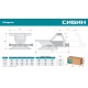 Стальные слесарные тиски 125 мм СИБИН 3244-125