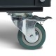 RUNTEC RT-3G Тележка с тремя открытыми полками, серая (RT-3G)