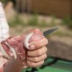 Шампур плоский, 650х10х2,5 мм, с деревянной рукояткой, нерж. сталь, Camping// Palisad (69751)