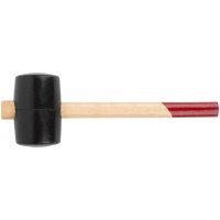 Киянка резиновая, деревянная ручка 65 мм ( 600 гр )