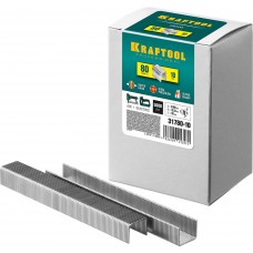Скобы тип 80 (BeA/Prebena A/Senco AT), 10 мм, калибр 21GA, 5000 шт KRAFTOOL 31780-10