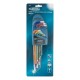 Набор ключей имбусовых Torx -TT, 9 шт: T10-T50, магнит, S2, экстра-длинные, хром/краска 9 шт Gross