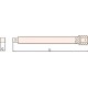 Удлинитель 1/2 100 мм, искробезопасный сплав AlCu 122-1006, HORTZ