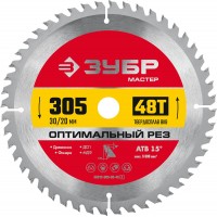 Диск пильный по дереву Оптимальный рез, 305 х 30 мм, 48Т ЗУБР 36912-305-30-48_z01