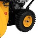 Бензиновая снегоуборочная машина SBM 610, 212 cc, ручной старт, фара Denzel (97653)