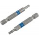Биты стальные, 2 шт., CUTOP Profi, TORX T15, 50 мм (83-657)