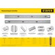 Линейка нержавеющая длина 1.0 м Professional STAYER 3427-100