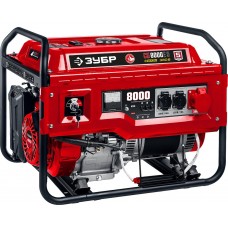 Генератор бензиновый 8000 Вт 380 / 220 В с электростартером ЗУБР СБ-8000Е-3