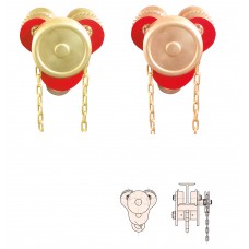 Каретка для тали с тяговой цепью (1т) искробезопасная, сплав AlCu 307B-1004, HORTZ