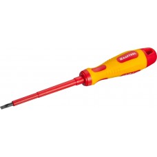 Отвертка высоковольтная SL4 х 100 мм KRAFTOOL 250083-4.0-100