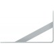 Уголок-кронштейн усиленный белый 250х150 мм (66085)