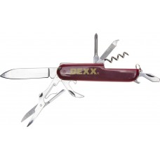 Многофункциональный нож 10 функций, складной, пластиковая рукоятка, мультитул DEXX 47645