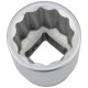Головка, 3/4, 30 мм, торцевая, 12-гранная, GARWIN PRO, 610755-30