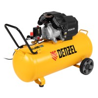 Компрессор воздушный DKV2200/100, Х-PRO 2.2 кВт, 400 л/мин, 100л Denzel (58079)