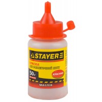 Краска для малярных разметочных шнуров 50 г, красная STAYER 0640-2_z01