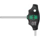 454 Hex-Plus HF Отвёртка с внешним шестигранником с Т-образной рукояткой с фиксацией, 6 x 100 мм, с дополнительным коротким рабочим концом (WE-023346)