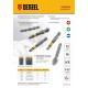 Бита двухсторонняя, PH2-PZ2 х 45 мм, сталь S2, 10 шт. Denzel (11675)