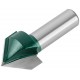 Фреза пазовая V-образная DxHxL=25,4x20,7x55,7 мм (3603-122125)