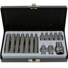 Набор бит Торкс Т20-Т55, 15 пр., Licota, ABS-80007