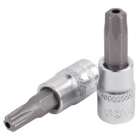 Головка торцевая с вставкой torx с отверстием T27 L=55 мм 1/2