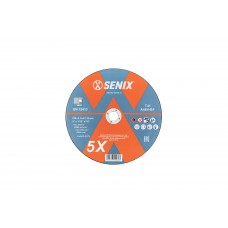 Диск отрезной по металлу и нержавеющей стали, упак 5 шт., 2302.522.23 mm SENIX AECW-0010-5