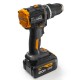 Дрель-шуруповерт ударная аккумуляторная PRO 13 мм, 20В, 2*4Ач, 100Нм RUNTEC RT-ID224