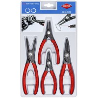 Набор щипцов прецизионных для внутренних и внешних стопорных колец, 4 пр., SB (KN-002003SB)