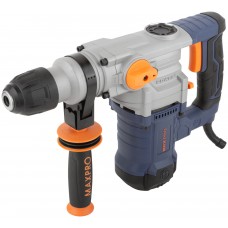 Перфоратор демонтажный 1200 Вт; 880 об/мин; 4,5 Дж; 3 режима; Д/Б/М-40/28/13; 4,95 кг; SDS-PLUS; антивибрационная ручка; резиновые вставки MAX-PRO 85091