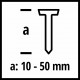 Степлер пневматический Einhell TC-PN 50, скоба шир 5,7, дл 13-40мм, гвоздь дл 10-50 (4137790)