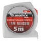 Рулетка Chrom,5 м x 13 мм,хромированный корпус Matrix