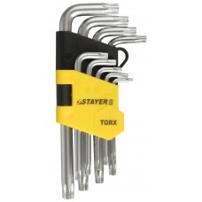 Набор коротких имбусовых ключей 9 шт STAYER 2743-H9