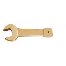 Ключ гаечный рожковый ударный облегчённый 24 искробезопасный сплав AlCu 141A-24, HORTZ