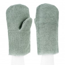 Рукавицы брезентовые огнеупорные, одинарный наладонник, 2 размер Сибртех (68127)