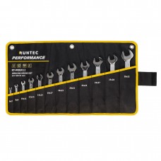 RUNTEC RT-WOBX12 Набор ключей рожковых RUNTEC CrV 6x7-30x32 мм в сумке, 12 предметов (RT-WOBX12)