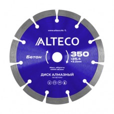 Диск алмазный по бетону 350*25,4 ALTECO, шт