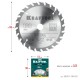 Пильный диск по дереву Optima, 160 х 20 мм, 24Т KRAFTOOL 36951-160-20