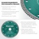 Сегментированный алмазный диск Turbo, 150 мм, (22.2 мм, 10 х 2.4 мм) KRAFTOOL 36682-150
