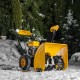 Бензиновая снегоуборочная машина SBM 610, 212 cc, ручной старт, фара Denzel (97653)